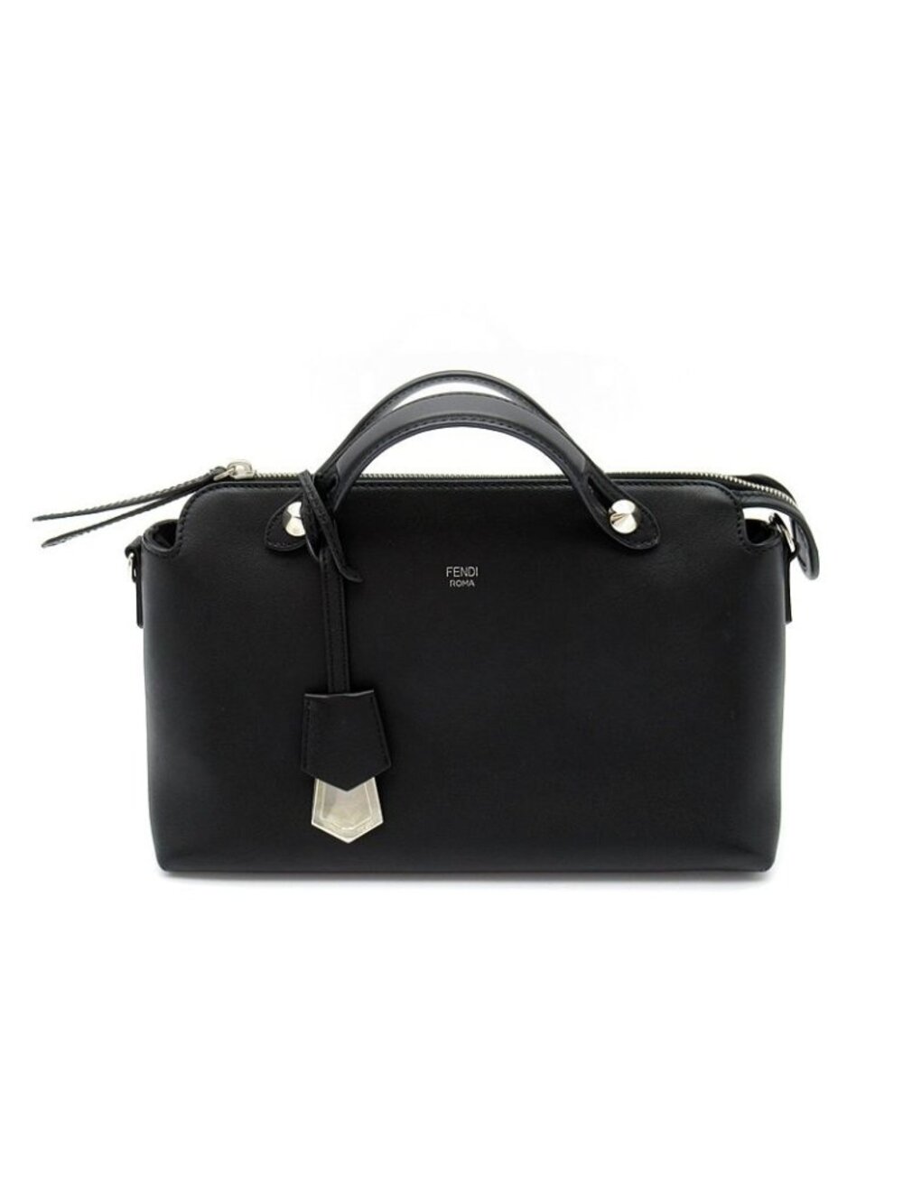 Fendi by the Way Medium Calfskin Shoulder Bag Black